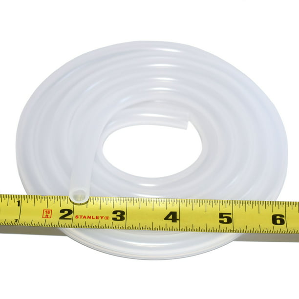 3/8 ID x 1/2 OD x 100 ft Clear Long USA Sealing Soft FDA Silicone Tubing 
